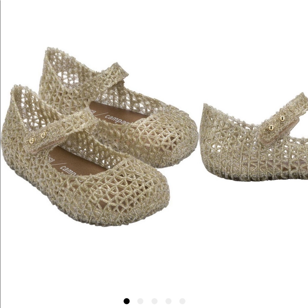 NWT gently used Mini Melissa Campana Sandals